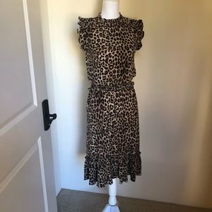 NWT-Animal Print Midi